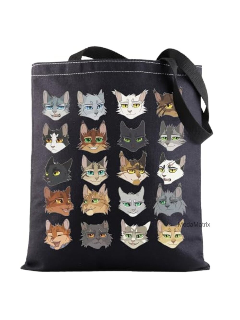 G2TUP Cat Novel Canvas Tote Bag Shoulder Bag Extra Large Water Resistant